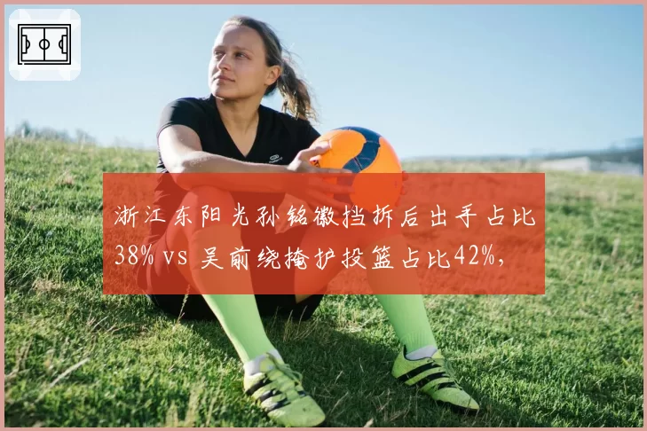 浙江东阳光孙铭徽挡拆后出手占比38% vs 吴前绕掩护投篮占比42%，核心后卫进攻热区迥异