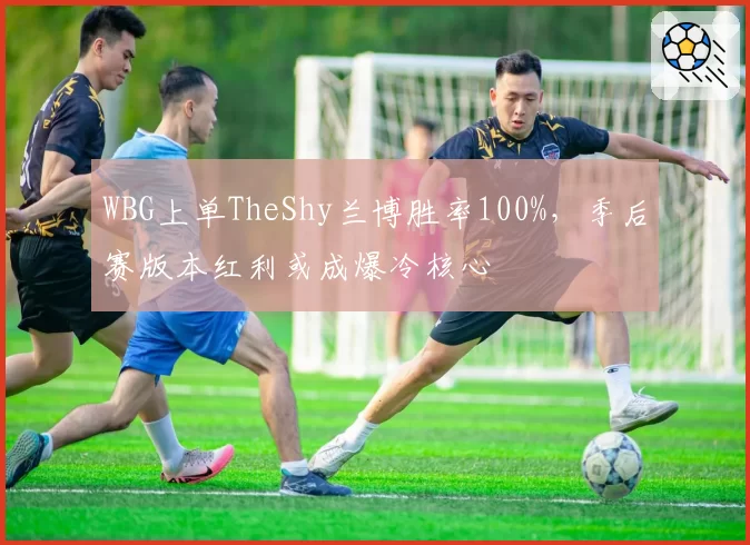 WBG上单TheShy兰博胜率100%,季后赛版本红利或成爆冷核心